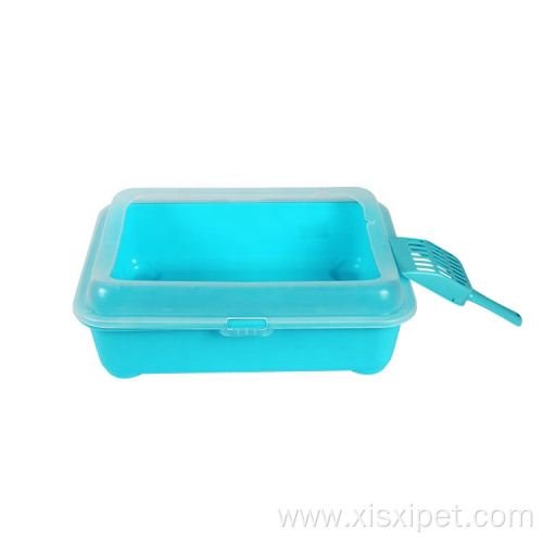 Wholesale self-cleaning big plastic cat litter box